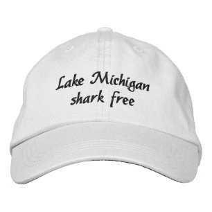 Casquette Brodée Fun Lake Michigan living - sans requin