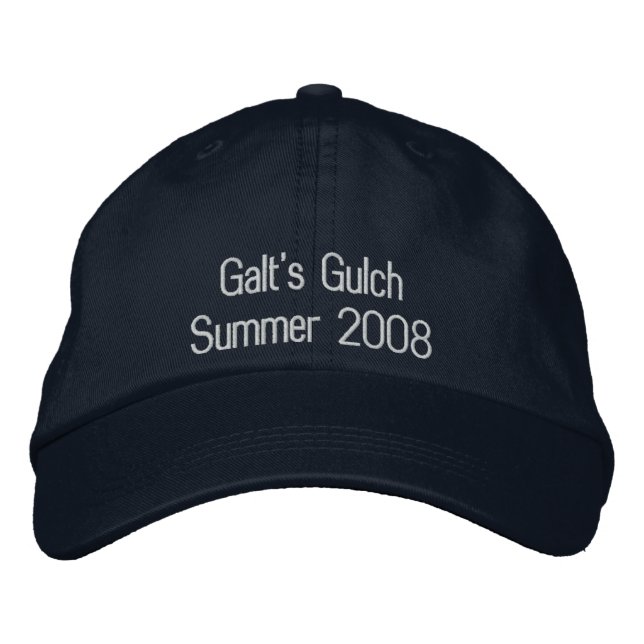 Casquette Brodée Galt's Gulch (Devant)