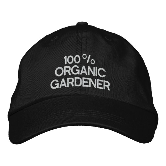 Casquette Brodée Gardener 100% bio (Devant)
