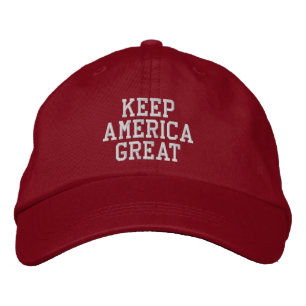Casquette Brodée Gardez l'Amérique grande