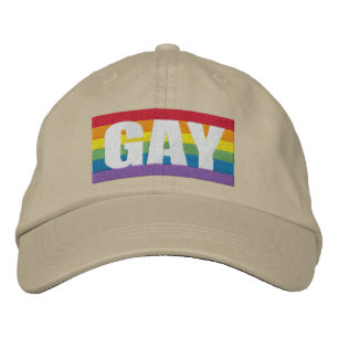 Casquette Brodée Gay pride arc-en-ciel