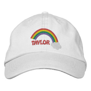Casquette Brodée Gay pride de nom personnalisé Rainbow