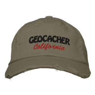 Casquette Brodée Geocacher Californie