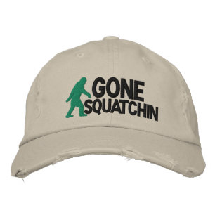 Casquette Brodée Gone Squatchin avec logo bigfoot
