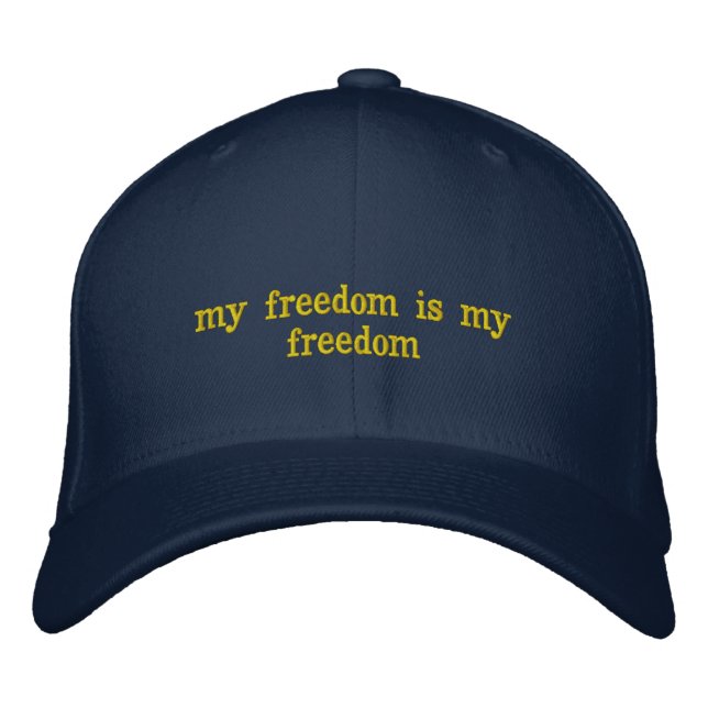 Casquette Brodée gorra cerradas complète azul franges (Devant)