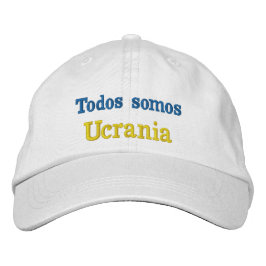 Casquette Brodée Gorra todos somos Ucrania