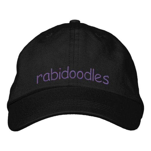 Casquette Brodée gribouillis (Devant)