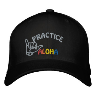 Casquette Brodée Hawaii Pratique Aloha Shaka (Hang lâche)
