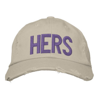 Casquette Brodée Hers calés