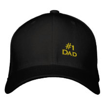 Hommes brodés Numéro 1 Papa