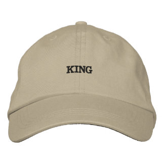 Casquette Brodée Hommes charmants Garçons Roi Personnalisé kaki Élé