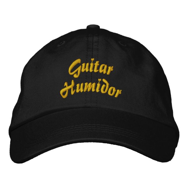 Casquette Brodée Humidor guitare (Devant)