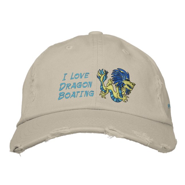 Casquette Brodée I Love Dragon Boating (Devant)