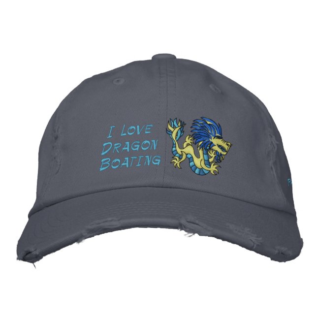 Casquette Brodée I Love Dragon Boating (Devant)