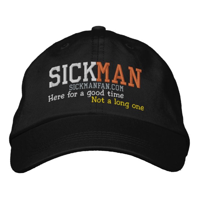 Casquette Brodée Ici Pour Un Bon Moment (Devant)