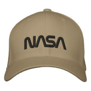 Casquette Brodée Iconic NASA Circa Jupiter Laine Beige
