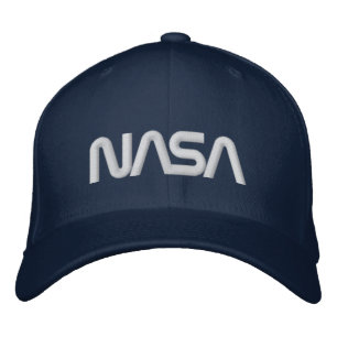 Casquette Brodée Iconic NASA Circa Night Sky Laine Bleue