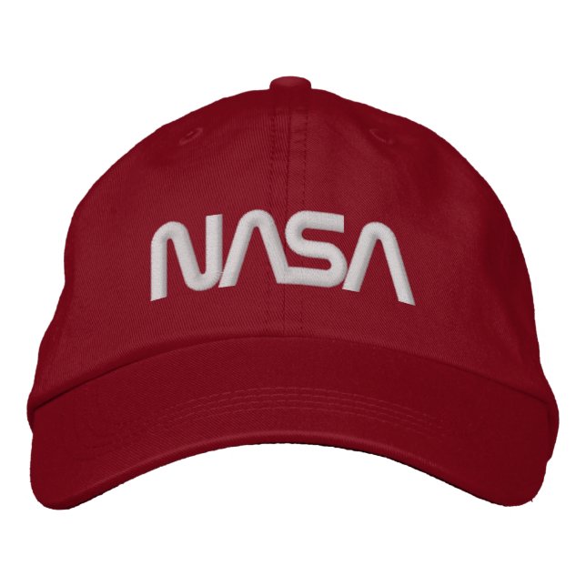 Casquette Brodée Iconique NASA Circa Comet Red Cotton (Devant)