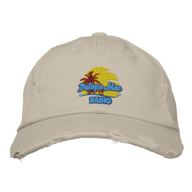 Casquette Brodée Île Worn et Patiné (Devant)