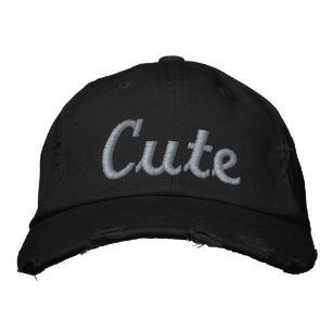 Casquette Brodée Imprimer en minuscule rose