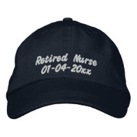 Infirmière à la retraite - Personnaliser la date