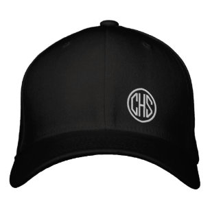 Casquette Brodée Initiales brodées MONOGRAMME Couleurs de l'école P