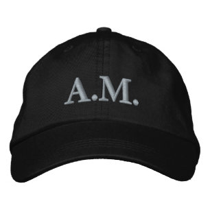 Casquette Brodée Initiales Personnalisées Monogramme Style Luxe