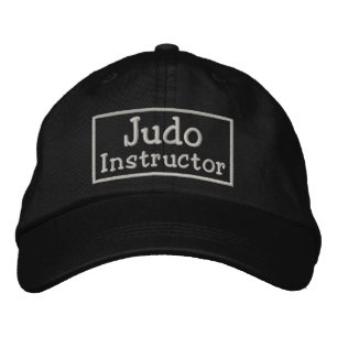 Casquette Brodée Instructeur de judo