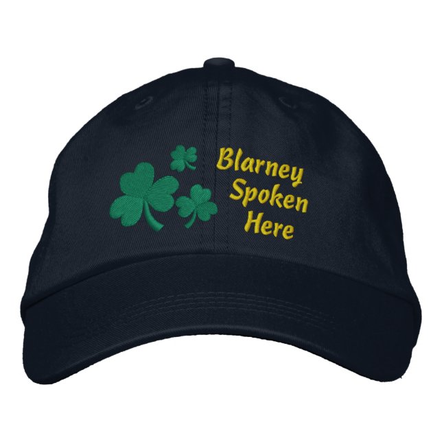 Casquette Brodée Irish Blarney (Devant)