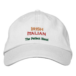 CASQUETTE BRODÉE ITALIEN IRLANDAIS ST. JOUR DE PATRICK