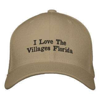 Casquette Brodée J'aime les villages la Floride