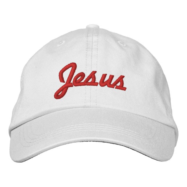 Casquette Brodée Jésus (Devant)