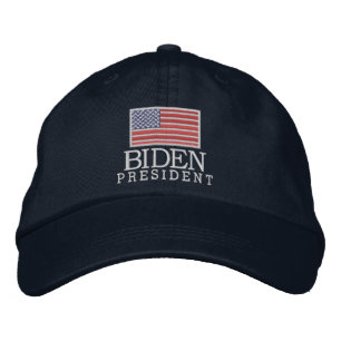 Casquette Brodée Joe Biden 2024 pour le président américain Drapeau