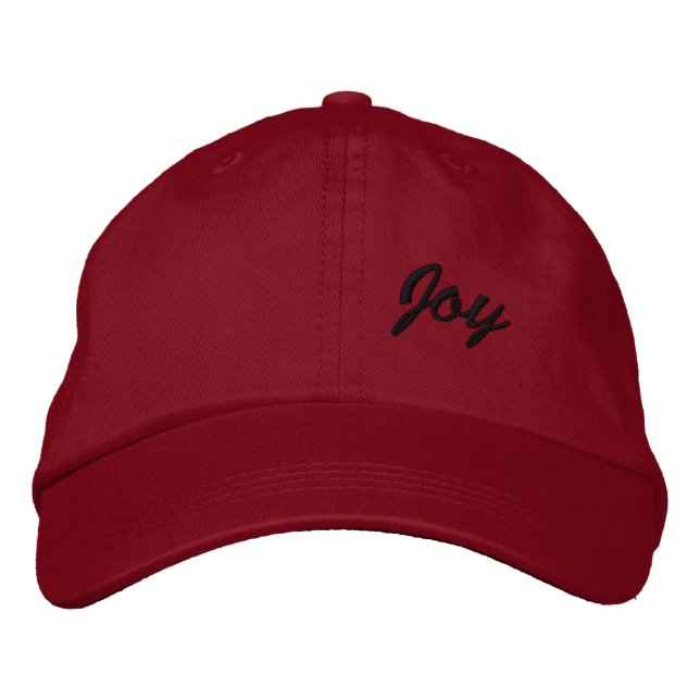 Casquette Brodée Joie (Devant)