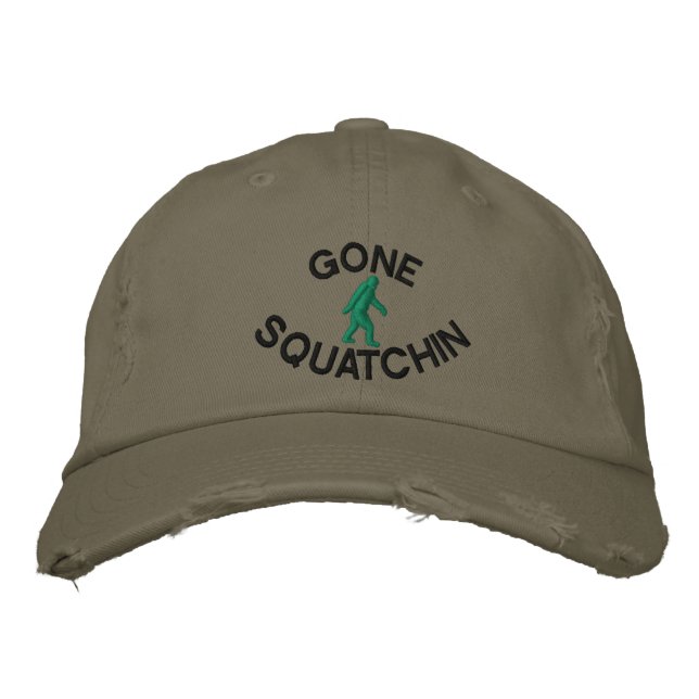 Casquette Brodée Joué squatching (Devant)