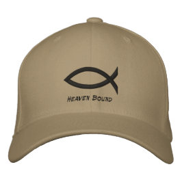 Casquette Brodée Kahki Christian Fish