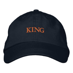 Casquette Brodée KING Beau Calot Brodé Chapeaux Beau Cool