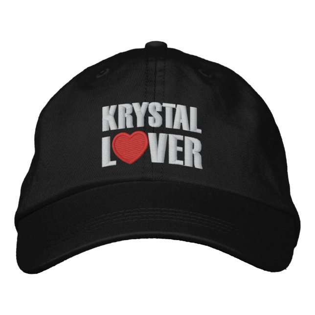 Casquette Brodée Krystal Lover (Devant)
