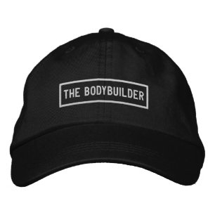 Casquette Brodée La broderie de titre de culturiste