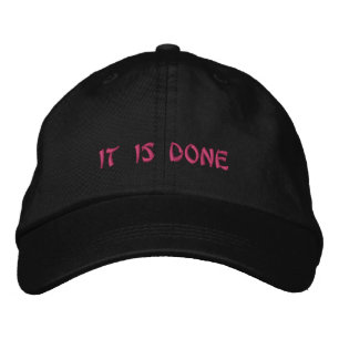 Casquette Brodée La Cuisine Il Est Fait Spell Spirituel Orange Noir