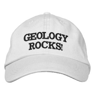 CASQUETTE BRODÉE "LA GÉOLOGIE ROCHE !"