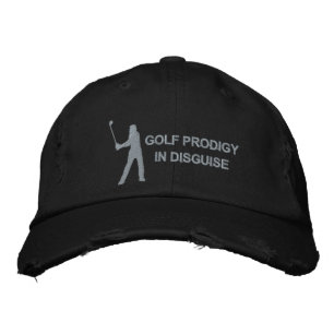 Casquette Brodée La Prodigie De Golf Dans Disdéguisé Drôle Design D