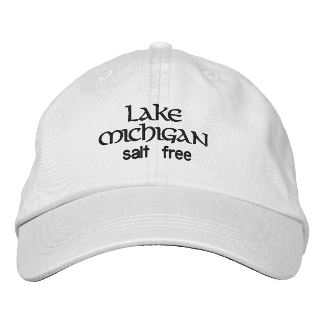 CASQUETTE BRODÉE LAC MICHIGAN - SANS SEL (Devant)