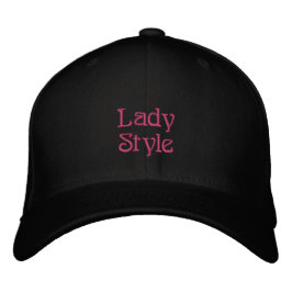 Casquette Brodée Lady Embroidered Hat