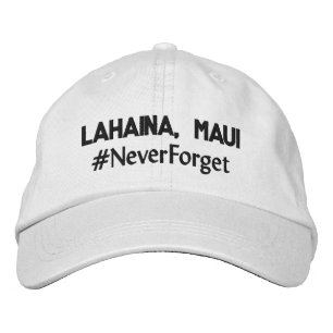 Casquette Brodée Lahaina, Maui #N'oubliezJamais Réglable