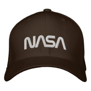 Casquette Brodée Laine Brown Iconique NASA Circa Earth