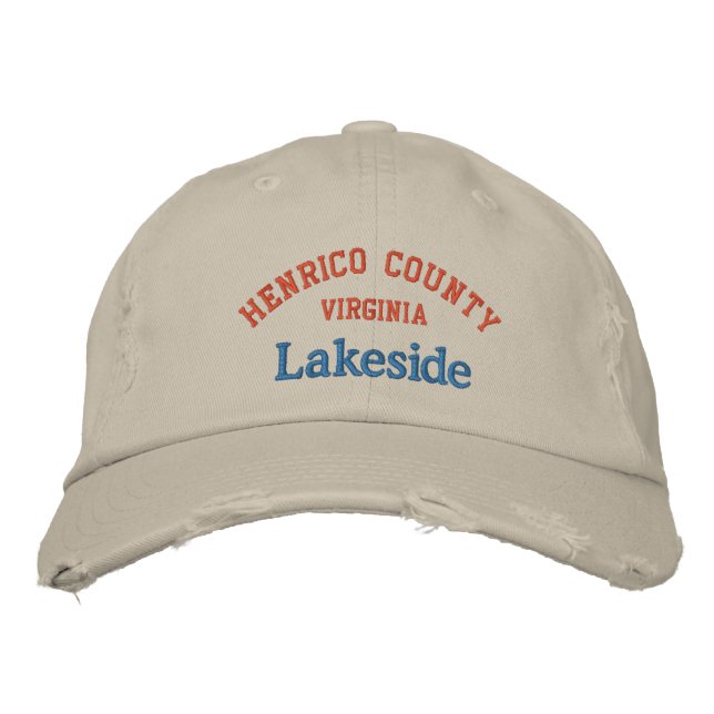 Casquette Brodée Lakeside Henrico (Devant)