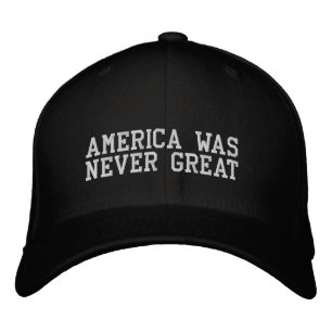 CASQUETTE BRODÉE L'AMÉRIQUE N'A JAMAIS ÉTÉ GRANDE