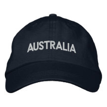 L'AUSTRALIE au-dessous du design patriotique