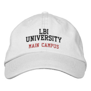 CASQUETTE BRODÉE LBI UNIVERSITY CAMPUS PRINCIPAL